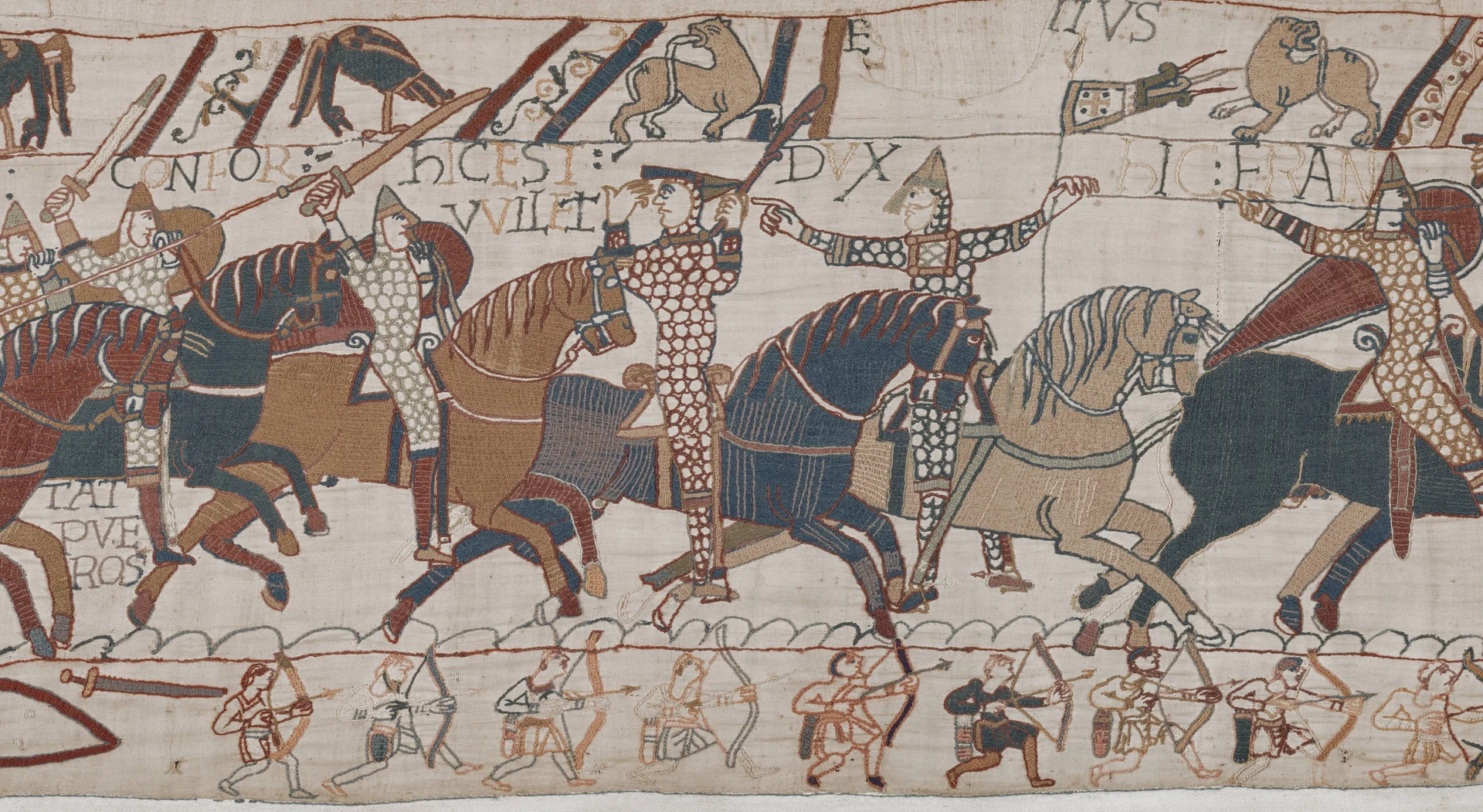 Hastings: William Lifts his Helmet