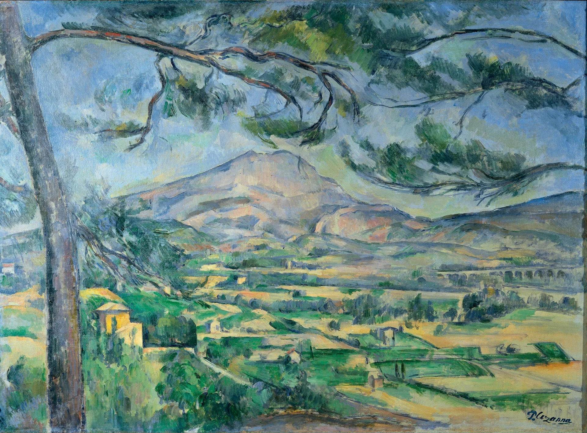 Paul Cezanne (1839–1906) — Cezanne and Us — Montagne Sainte-Victoire with Large Pine